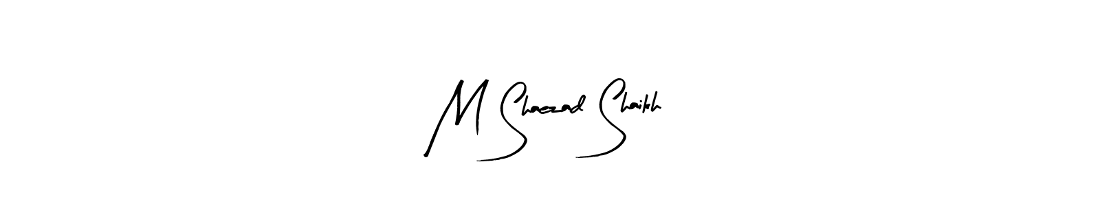 Also You can easily find your signature by using the search form. We will create M Shaezad Shaikh name handwritten signature images for you free of cost using Arty Signature sign style. M Shaezad Shaikh signature style 8 images and pictures png