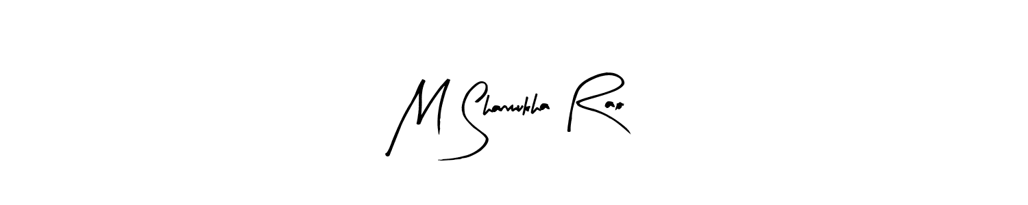 Make a short M Shanmukha Rao signature style. Manage your documents anywhere anytime using Arty Signature. Create and add eSignatures, submit forms, share and send files easily. M Shanmukha Rao signature style 8 images and pictures png