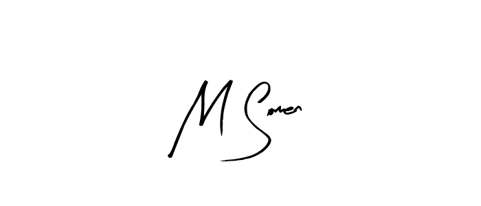 It looks lik you need a new signature style for name M Somen. Design unique handwritten (Arty Signature) signature with our free signature maker in just a few clicks. M Somen signature style 8 images and pictures png