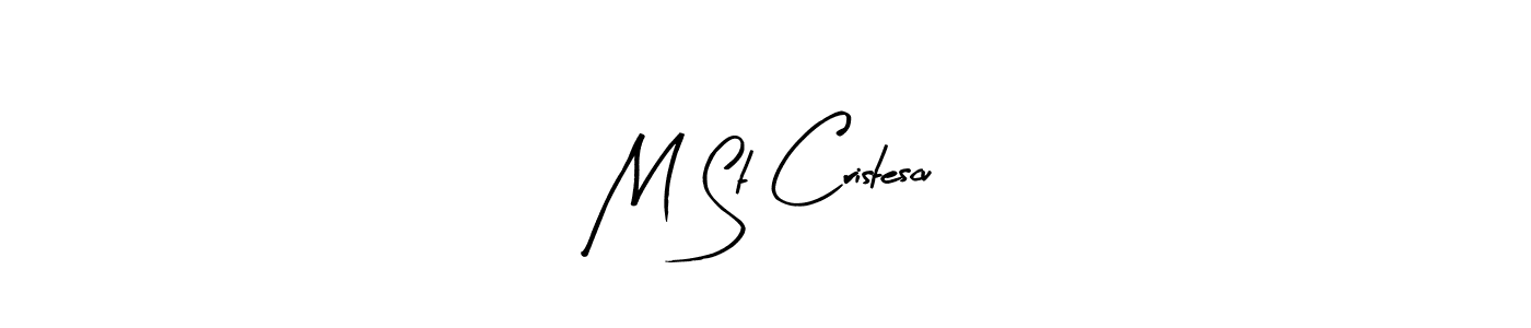 Best and Professional Signature Style for M St Cristescu. Arty Signature Best Signature Style Collection. M St Cristescu signature style 8 images and pictures png