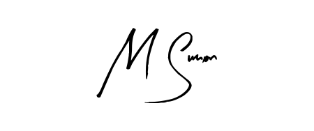 Generate high-definition signature styles for M Sumon. The Arty Signature typeface ensures crisp legibility and sophisticated design. M Sumon signature style 8 images and pictures png