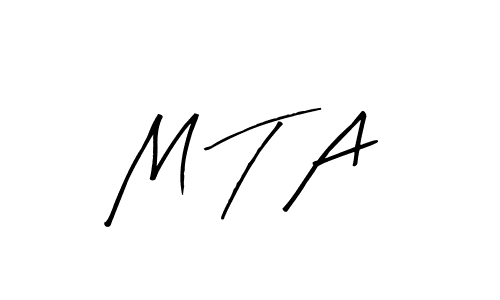 Use a signature maker to create a handwritten signature online. With this signature software, you can design (Arty Signature) your own signature for name M T A. M T A signature style 8 images and pictures png