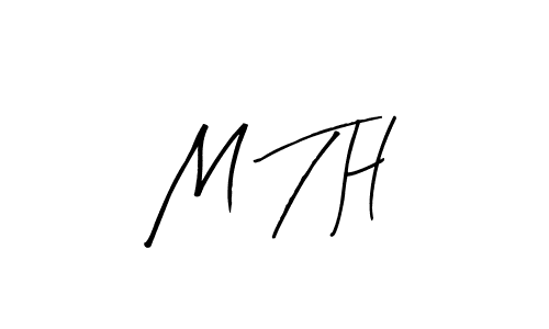 Use a signature maker to create a handwritten signature online. With this signature software, you can design (Arty Signature) your own signature for name M T H. M T H signature style 8 images and pictures png