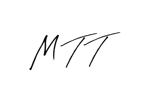 The best way (Arty Signature) to make a short signature is to pick only two or three words in your name. The name M T T include a total of six letters. For converting this name. M T T signature style 8 images and pictures png