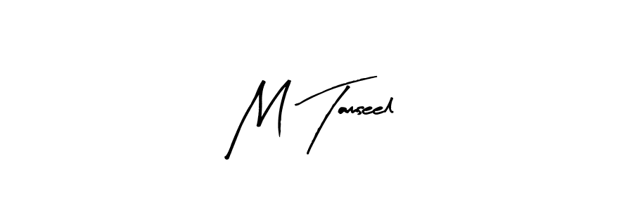 Once you've used our free online signature maker to create your best signature Arty Signature style, it's time to enjoy all of the benefits that M Tamseel name signing documents. M Tamseel signature style 8 images and pictures png