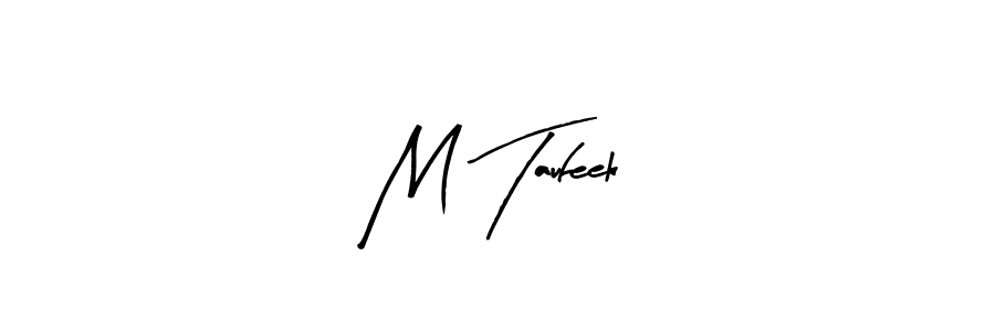 Best and Professional Signature Style for M Taufeek. Arty Signature Best Signature Style Collection. M Taufeek signature style 8 images and pictures png