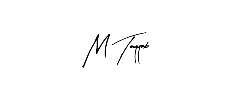 Design your own signature with our free online signature maker. With this signature software, you can create a handwritten (Arty Signature) signature for name M Tayyab. M Tayyab signature style 8 images and pictures png