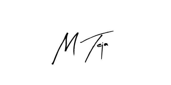 M Teja stylish signature style. Best Handwritten Sign (Arty Signature) for my name. Handwritten Signature Collection Ideas for my name M Teja. M Teja signature style 8 images and pictures png