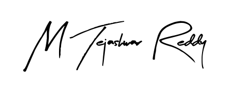 Express your personality with a custom M Tejashwar Reddy signature crafted with Arty Signature typography. Free transparent PNG download available. M Tejashwar Reddy signature style 8 images and pictures png