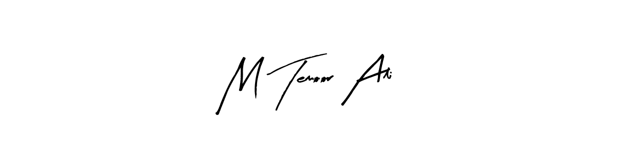 if you are searching for the best signature style for your name M Temoor Ali. so please give up your signature search. here we have designed multiple signature styles  using Arty Signature. M Temoor Ali signature style 8 images and pictures png