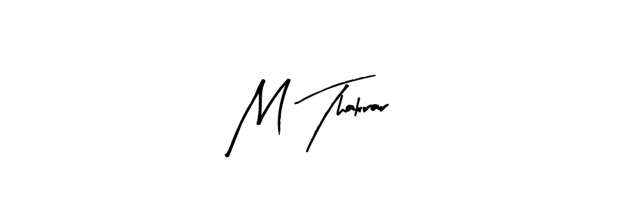 Also we have M Thakrar name is the best signature style. Create professional handwritten signature collection using Arty Signature autograph style. M Thakrar signature style 8 images and pictures png