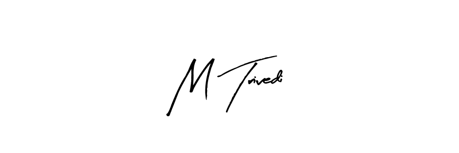 Use a signature maker to create a handwritten signature online. With this signature software, you can design (Arty Signature) your own signature for name M Trivedi. M Trivedi signature style 8 images and pictures png