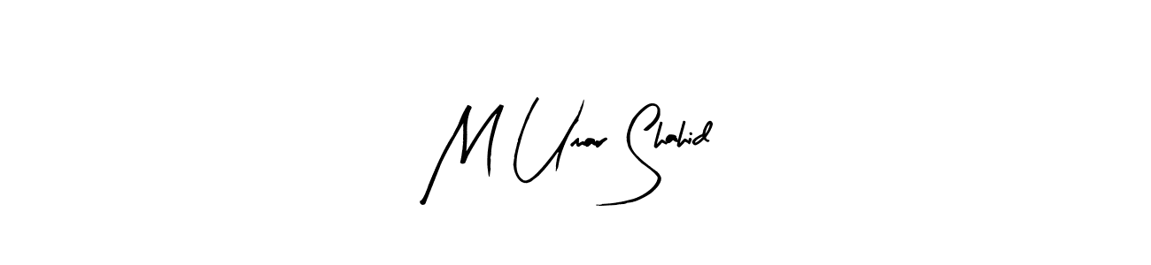 You should practise on your own different ways (Arty Signature) to write your name (M Umar Shahid) in signature. don't let someone else do it for you. M Umar Shahid signature style 8 images and pictures png