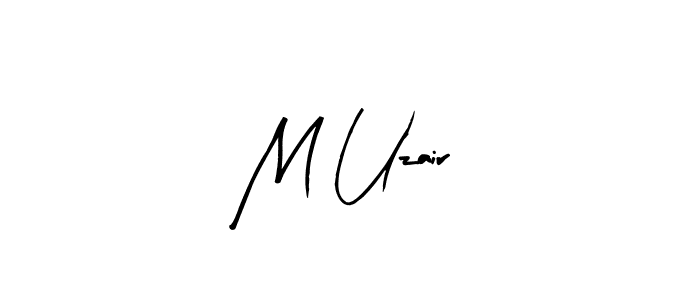 Use a signature maker to create a handwritten signature online. With this signature software, you can design (Arty Signature) your own signature for name M Uzair. M Uzair signature style 8 images and pictures png