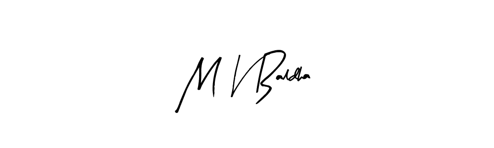 How to Draw M V Baldha signature style? Arty Signature is a latest design signature styles for name M V Baldha. M V Baldha signature style 8 images and pictures png