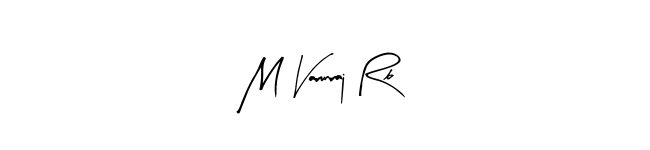 Similarly Arty Signature is the best handwritten signature design. Signature creator online .You can use it as an online autograph creator for name M Varunraj Rb. M Varunraj Rb signature style 8 images and pictures png