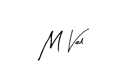 Arty Signature is a professional signature style that is perfect for those who want to add a touch of class to their signature. It is also a great choice for those who want to make their signature more unique. Get M Vel name to fancy signature for free. M Vel signature style 8 images and pictures png