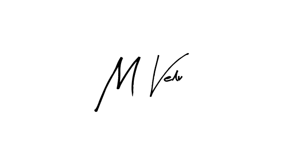 Also You can easily find your signature by using the search form. We will create M Velu name handwritten signature images for you free of cost using Arty Signature sign style. M Velu signature style 8 images and pictures png