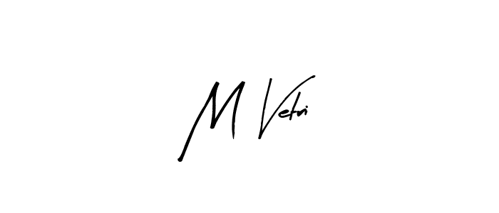 Similarly Arty Signature is the best handwritten signature design. Signature creator online .You can use it as an online autograph creator for name M Vetri. M Vetri signature style 8 images and pictures png