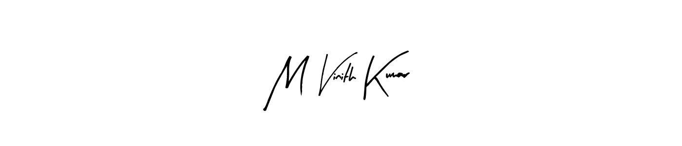 It looks lik you need a new signature style for name M Vinith Kumar. Design unique handwritten (Arty Signature) signature with our free signature maker in just a few clicks. M Vinith Kumar signature style 8 images and pictures png