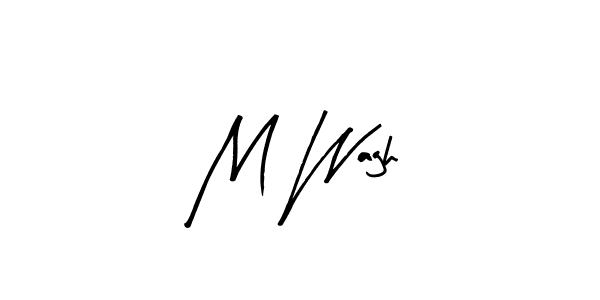 This is the best signature style for the M Wagh name. Also you like these signature font (Arty Signature). Mix name signature. M Wagh signature style 8 images and pictures png