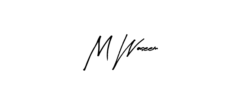 Also You can easily find your signature by using the search form. We will create M Waseem name handwritten signature images for you free of cost using Arty Signature sign style. M Waseem signature style 8 images and pictures png