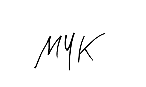 How to Draw M Y K signature style? Arty Signature is a latest design signature styles for name M Y K. M Y K signature style 8 images and pictures png