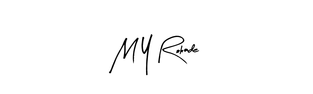 How to Draw M Y Rokade signature style? Arty Signature is a latest design signature styles for name M Y Rokade. M Y Rokade signature style 8 images and pictures png