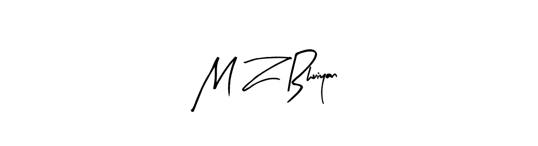 You should practise on your own different ways (Arty Signature) to write your name (M Z Bhuiyan) in signature. don't let someone else do it for you. M Z Bhuiyan signature style 8 images and pictures png