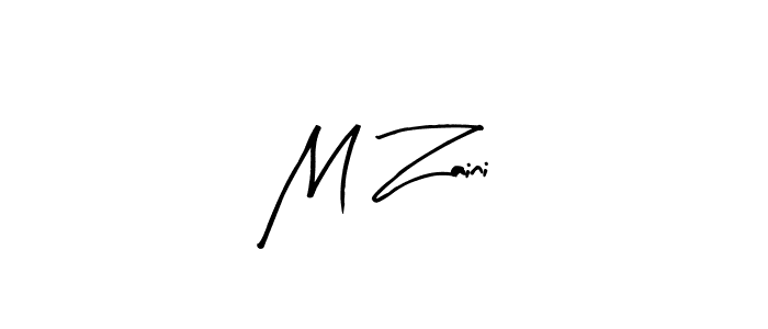 You should practise on your own different ways (Arty Signature) to write your name (M Zaini) in signature. don't let someone else do it for you. M Zaini signature style 8 images and pictures png