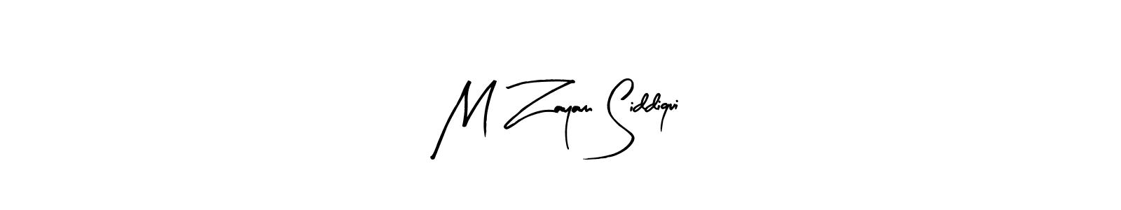 How to make M Zayam Siddiqui signature? Arty Signature is a professional autograph style. Create handwritten signature for M Zayam Siddiqui name. M Zayam Siddiqui signature style 8 images and pictures png