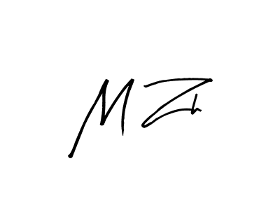 How to make M Zh signature? Arty Signature is a professional autograph style. Create handwritten signature for M Zh name. M Zh signature style 8 images and pictures png