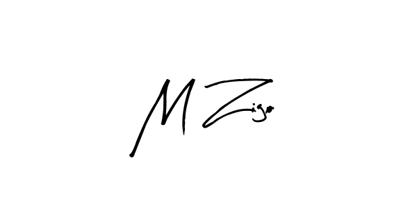 How to make M Zigo signature? Arty Signature is a professional autograph style. Create handwritten signature for M Zigo name. M Zigo signature style 8 images and pictures png