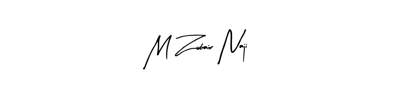 You should practise on your own different ways (Arty Signature) to write your name (M Zubair Naji) in signature. don't let someone else do it for you. M Zubair Naji signature style 8 images and pictures png