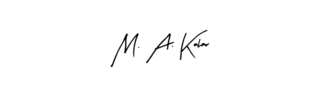 You can use this online signature creator to create a handwritten signature for the name M. A. Kahar. This is the best online autograph maker. M. A. Kahar signature style 8 images and pictures png