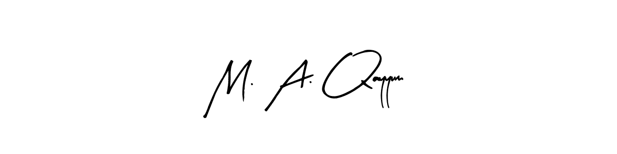 Best and Professional Signature Style for M. A. Qayyum. Arty Signature Best Signature Style Collection. M. A. Qayyum signature style 8 images and pictures png