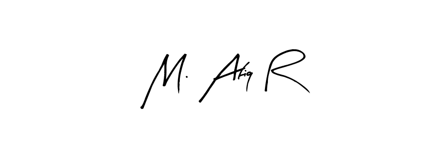 Also You can easily find your signature by using the search form. We will create M. Afiq R name handwritten signature images for you free of cost using Arty Signature sign style. M. Afiq R signature style 8 images and pictures png