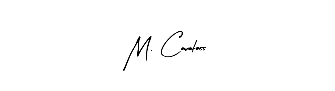 Similarly Arty Signature is the best handwritten signature design. Signature creator online .You can use it as an online autograph creator for name M. Caratass. M. Caratass signature style 8 images and pictures png