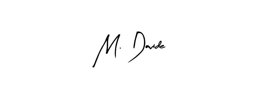 This is the best signature style for the M. Davide name. Also you like these signature font (Arty Signature). Mix name signature. M. Davide signature style 8 images and pictures png