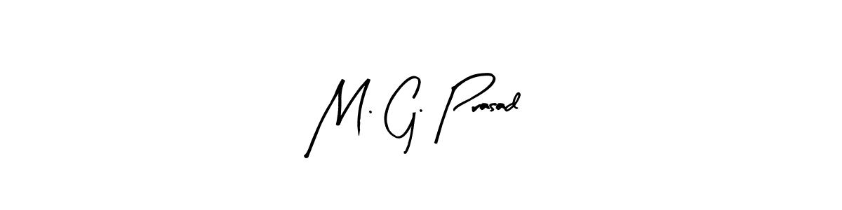 Also we have M. G. Prasad name is the best signature style. Create professional handwritten signature collection using Arty Signature autograph style. M. G. Prasad signature style 8 images and pictures png