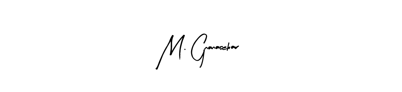 Create a beautiful signature design for name M. Gnanasekar. With this signature (Arty Signature) fonts, you can make a handwritten signature for free. M. Gnanasekar signature style 8 images and pictures png