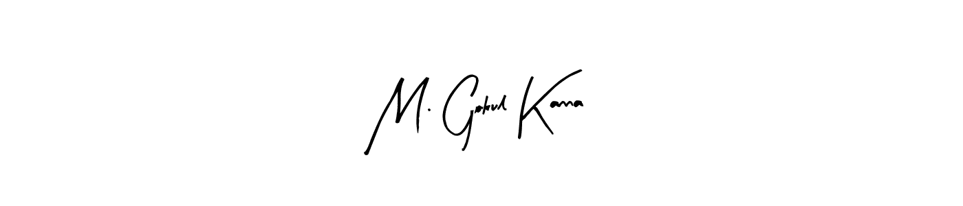 Make a beautiful signature design for name M. Gokul Kanna. Use this online signature maker to create a handwritten signature for free. M. Gokul Kanna signature style 8 images and pictures png
