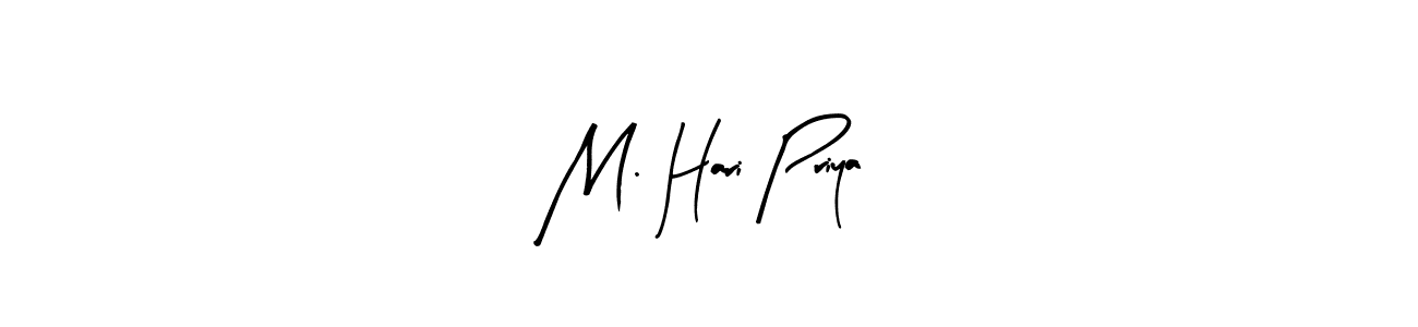 if you are searching for the best signature style for your name M. Hari Priya. so please give up your signature search. here we have designed multiple signature styles  using Arty Signature. M. Hari Priya signature style 8 images and pictures png