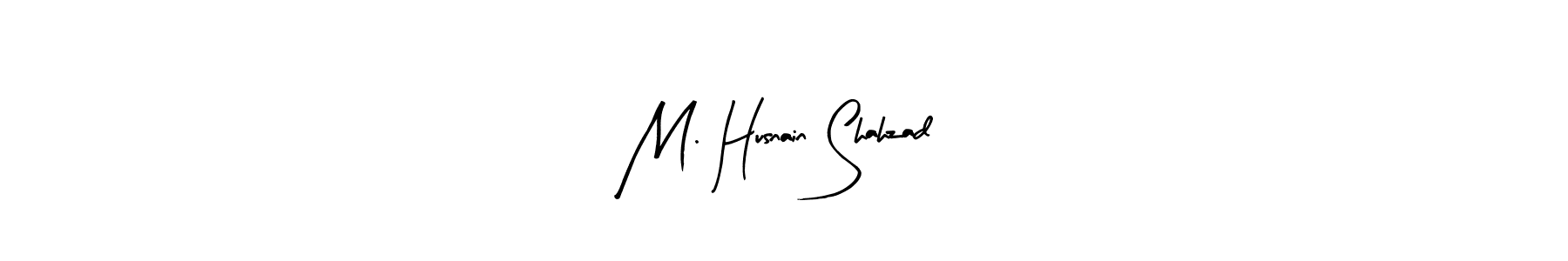 How to Draw M. Husnain Shahzad signature style? Arty Signature is a latest design signature styles for name M. Husnain Shahzad. M. Husnain Shahzad signature style 8 images and pictures png