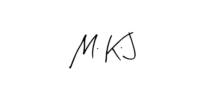 Best and Professional Signature Style for M. K. J. Arty Signature Best Signature Style Collection. M. K. J signature style 8 images and pictures png