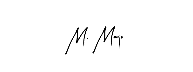 Make a beautiful signature design for name M. Manju. Use this online signature maker to create a handwritten signature for free. M. Manju signature style 8 images and pictures png