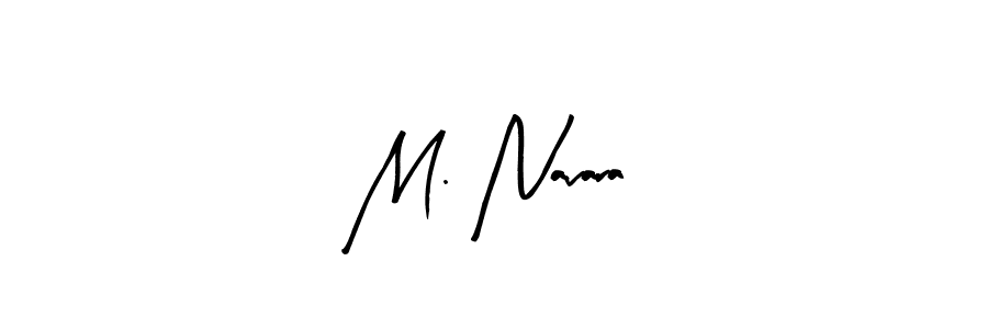 Make a beautiful signature design for name M. Navara. With this signature (Arty Signature) style, you can create a handwritten signature for free. M. Navara signature style 8 images and pictures png