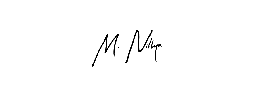 It looks lik you need a new signature style for name M. Nithya. Design unique handwritten (Arty Signature) signature with our free signature maker in just a few clicks. M. Nithya signature style 8 images and pictures png