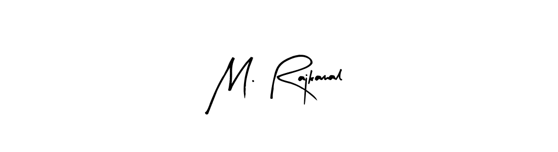 Similarly Arty Signature is the best handwritten signature design. Signature creator online .You can use it as an online autograph creator for name M. Rajkamal. M. Rajkamal signature style 8 images and pictures png