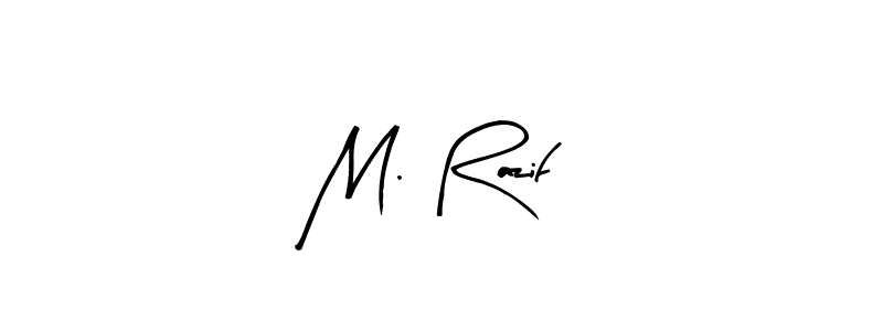 if you are searching for the best signature style for your name M. Razif. so please give up your signature search. here we have designed multiple signature styles  using Arty Signature. M. Razif signature style 8 images and pictures png